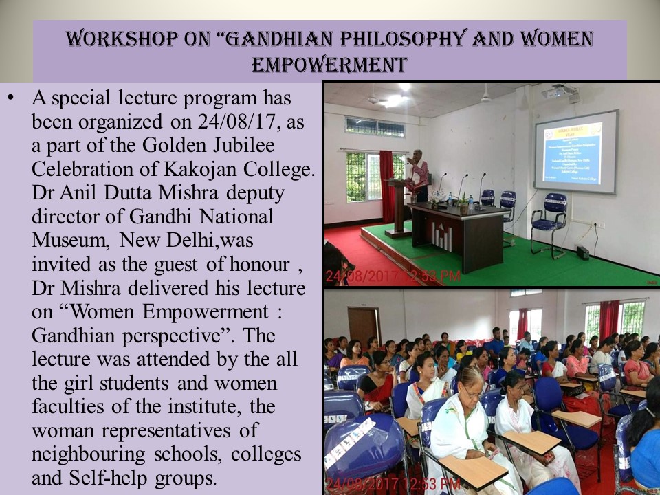 Women Cell, Kakojan College