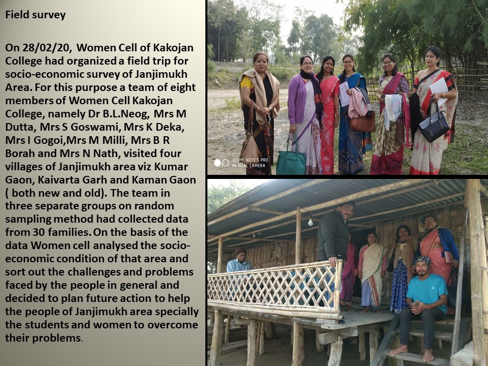 Women Cell, Kakojan College